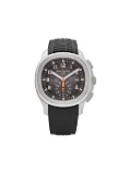 Patek Philippe Pre-Owned 2023 pre-owned Aquanaut Chronograph 'Tiffany & Co.' 42mm - Black