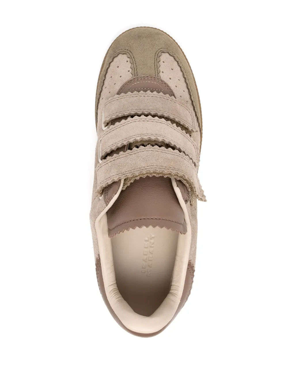 ISABEL MARANT round toe trainer Brown