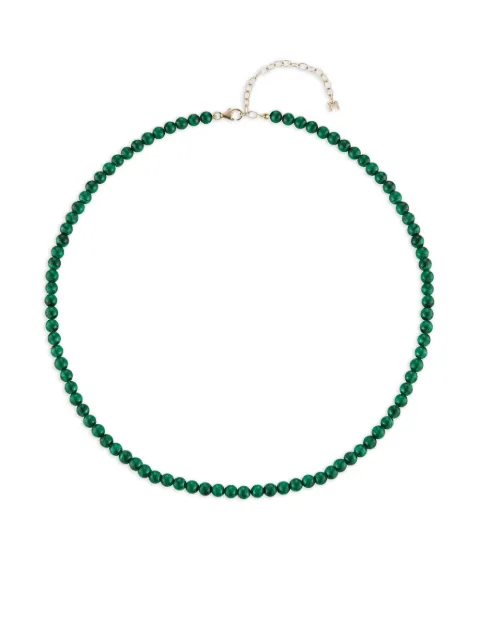 Mateo pulsera en oro amarillo de 14kt con malaquita