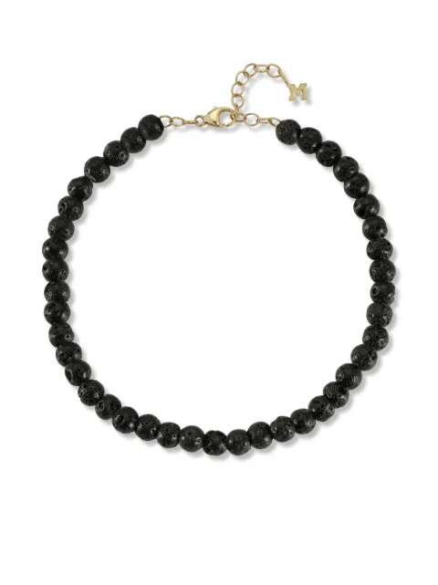 Mateo 14K yellow gold Lava Rock bracelet