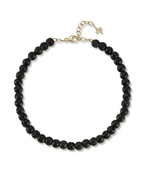 Bracelet Lava Rock en or 14ct - Mateo - Modalova