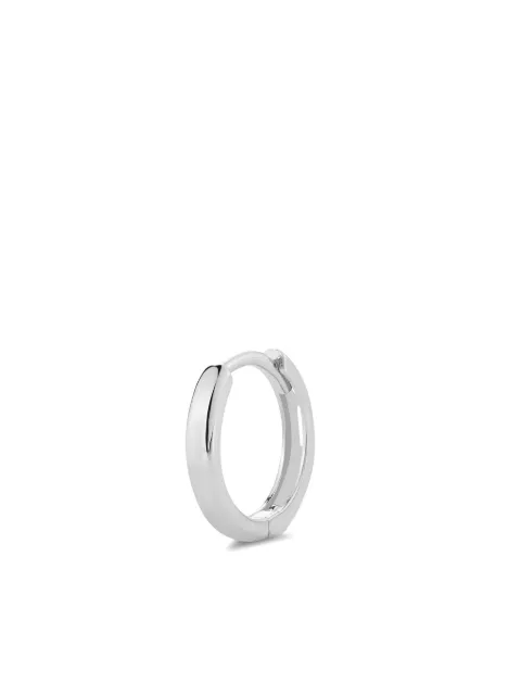 Mateo 14kt white gold huggie earring