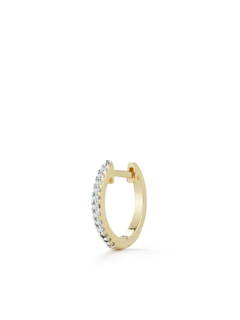 Mateo 14kt yellow gold diamond huggie earring