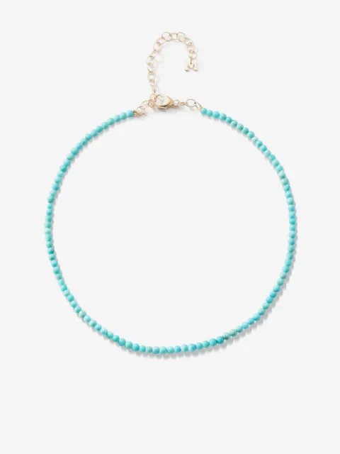 Mateo 14K yellow gold Round turquoise bracelet