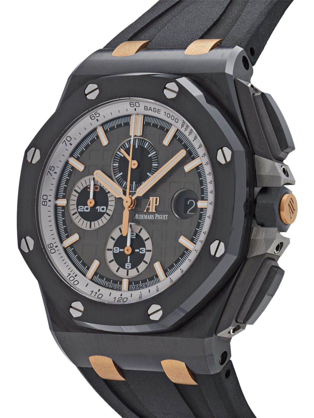 Audemars Piguet 2022 pre-owned Royal Oak Offshore horloge 44 mm - Zwart