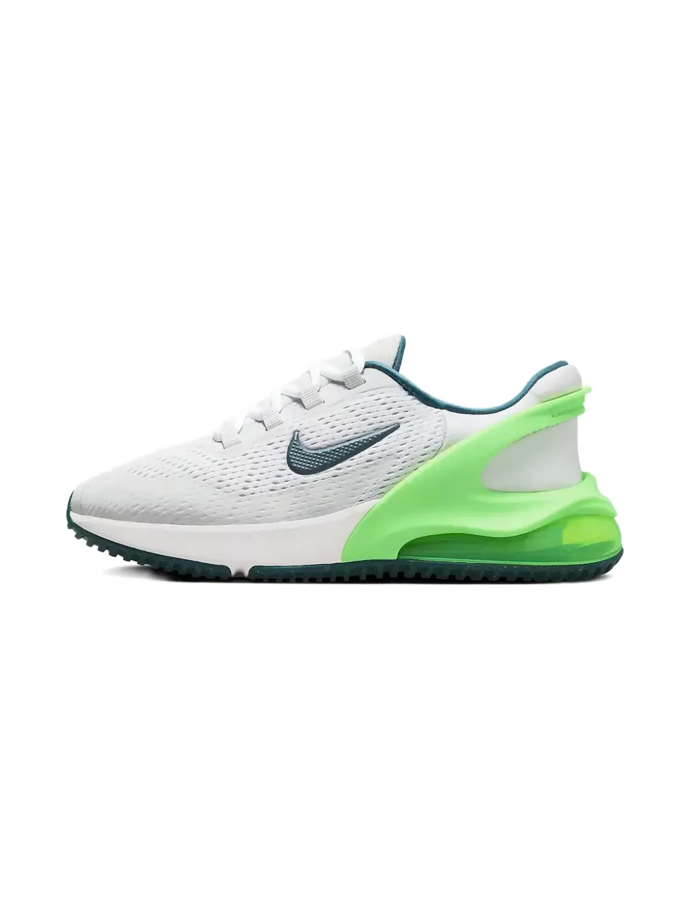 Nike Kids Air Max 270 GO "Photon Dust/Lime Blast/Summit White/Deep Jungle" sneakers | Grey | Image 1