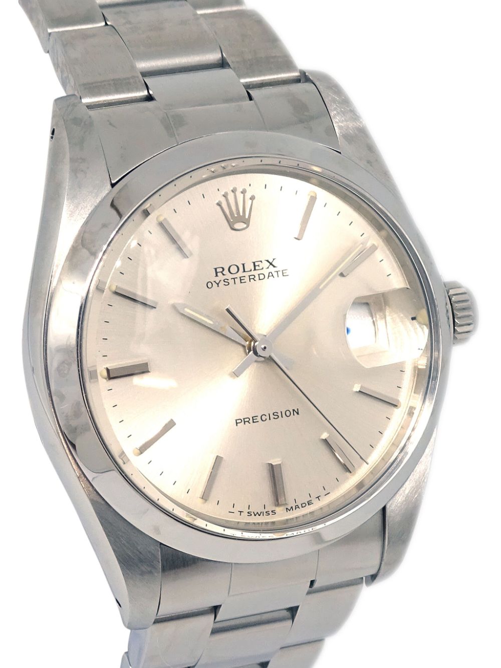 Rolex 1985 pre-owned Oyster Date Precision 34 mm horloge - Beige