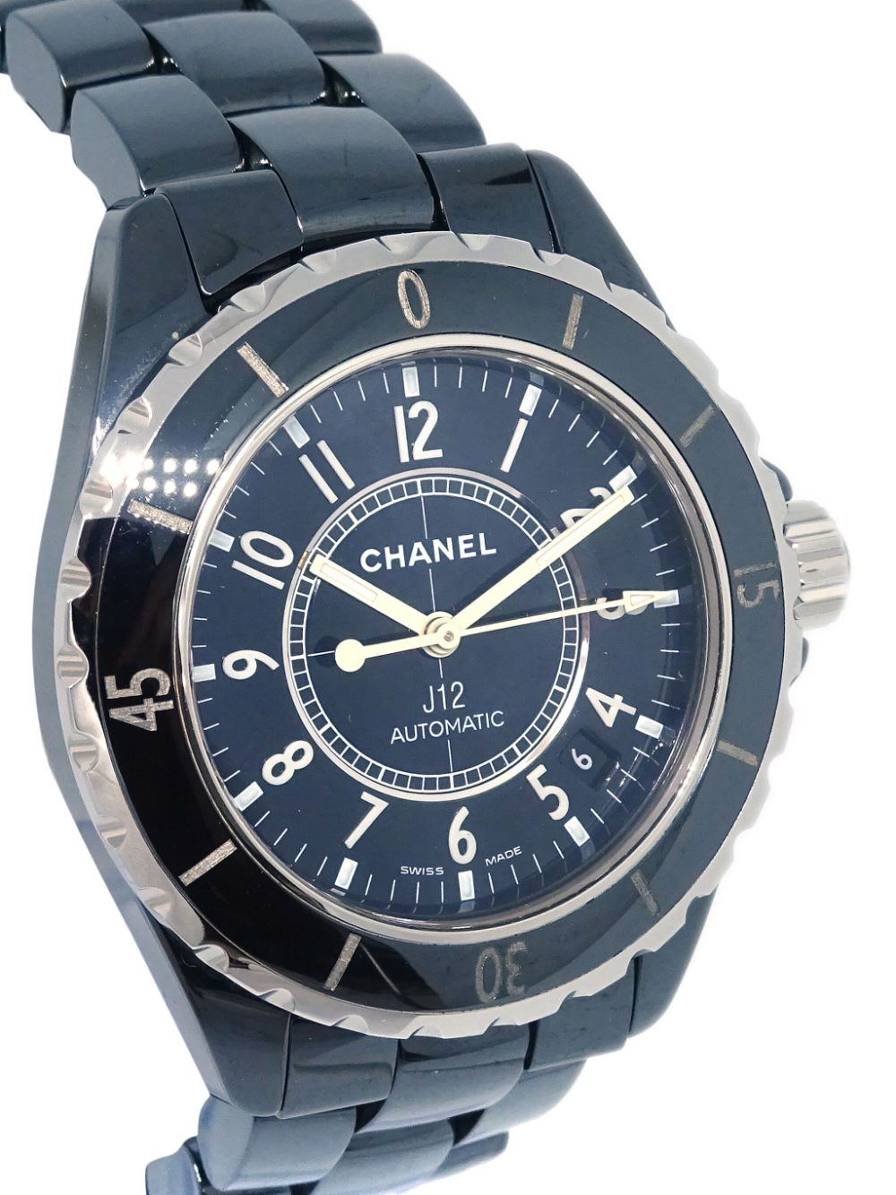 CHANEL Pre-Owned 2015 pre-owned J12 38 mm horloge - Zwart