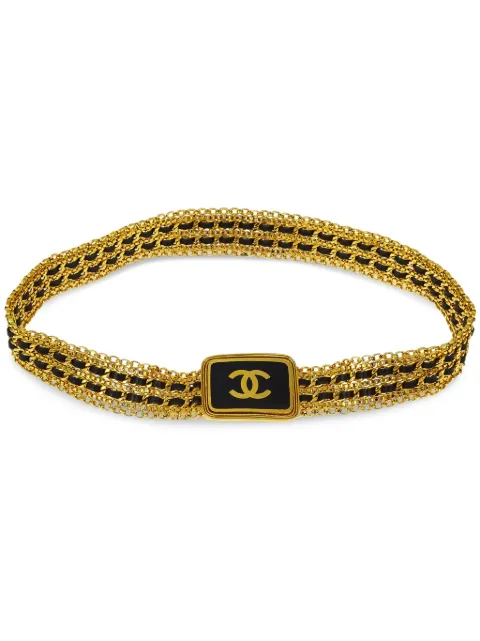 CHANEL Pre-Owned 1996 CC chain belt
