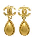 CHANEL Pre-Owned 1997 CC earrings - Gold