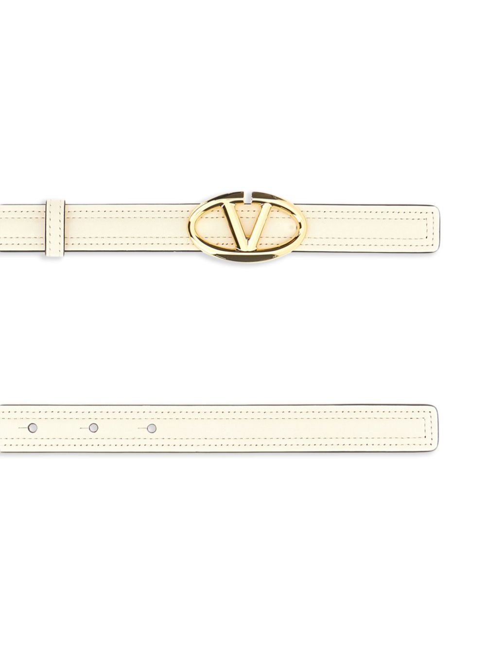 Valentino Garavani Riem met VLogo gesp - Beige