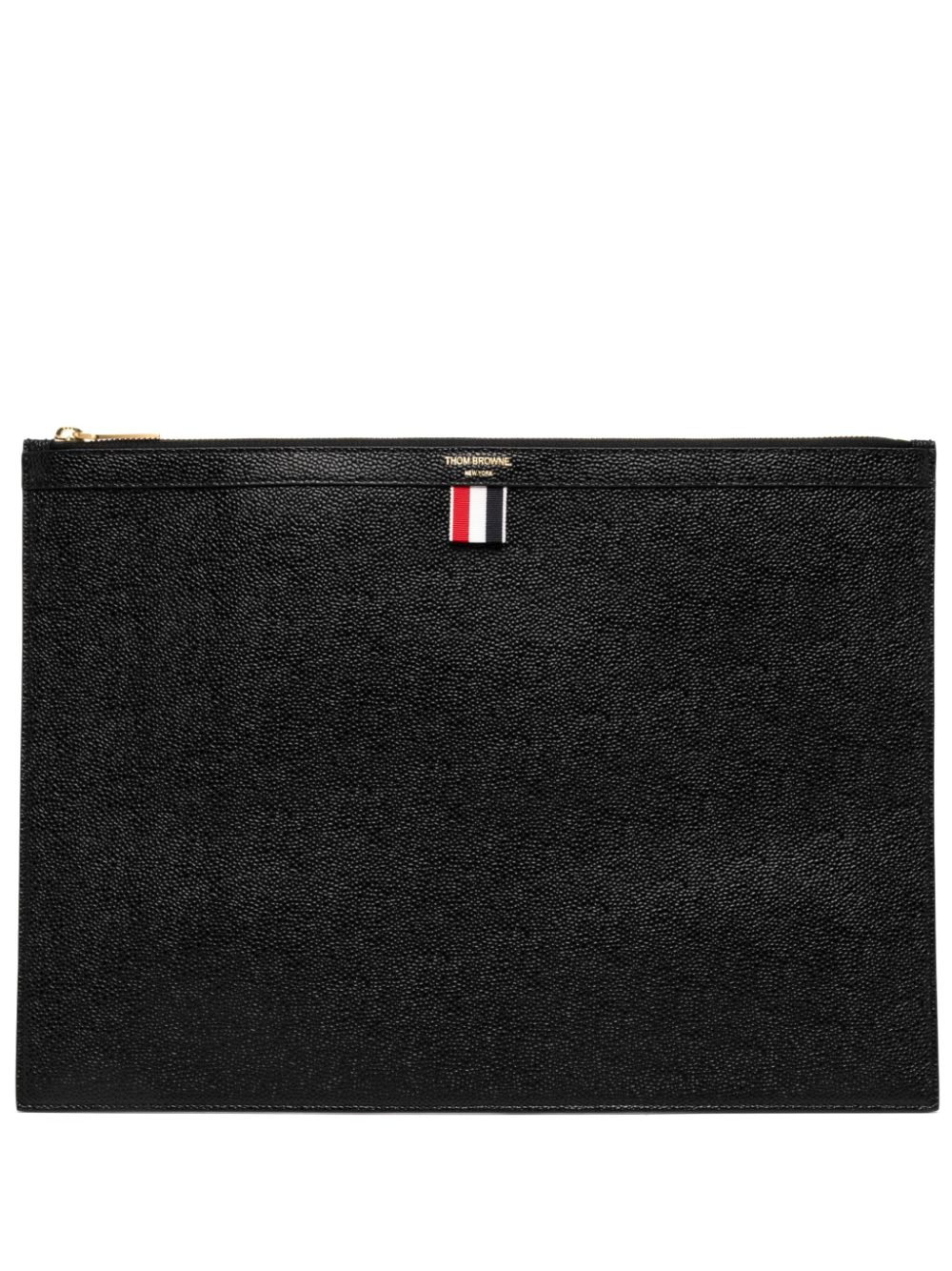 Thom Browne Document grote clutch Zwart