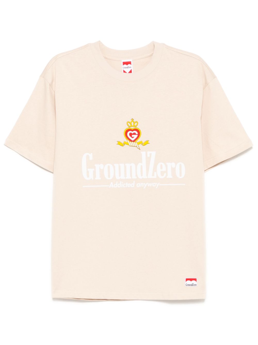 logo print T-shirt