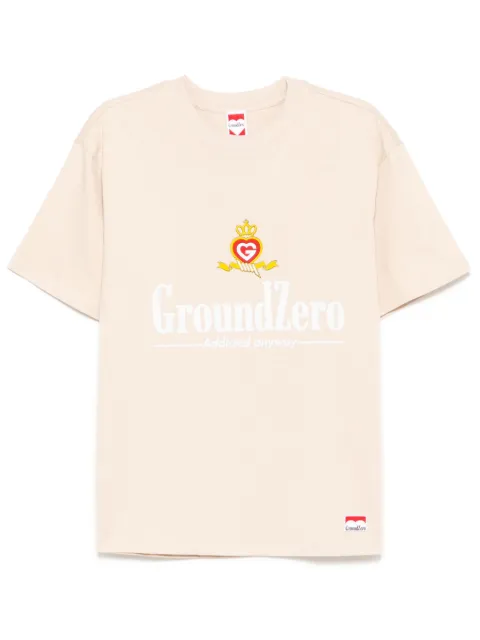 Ground Zero logo print T-shirt