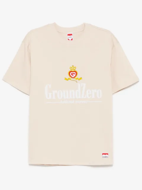 Ground Zero playera con logo estampado