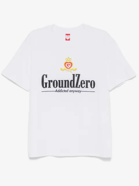 Ground Zero logo print T-shirt