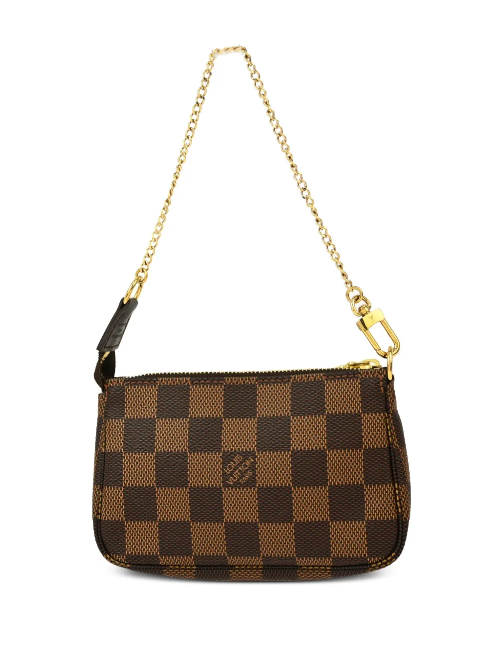 Louis Vuitton Pre-Owned 2017 mini Pochette Accessoires clutch bag - Bruin