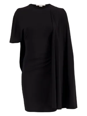 【STELLA MCCARTNEY】アシンメトリック ケープ マキシ ドレス Women レッド アシンメトリック ケープ マキシ ドレス | Stella