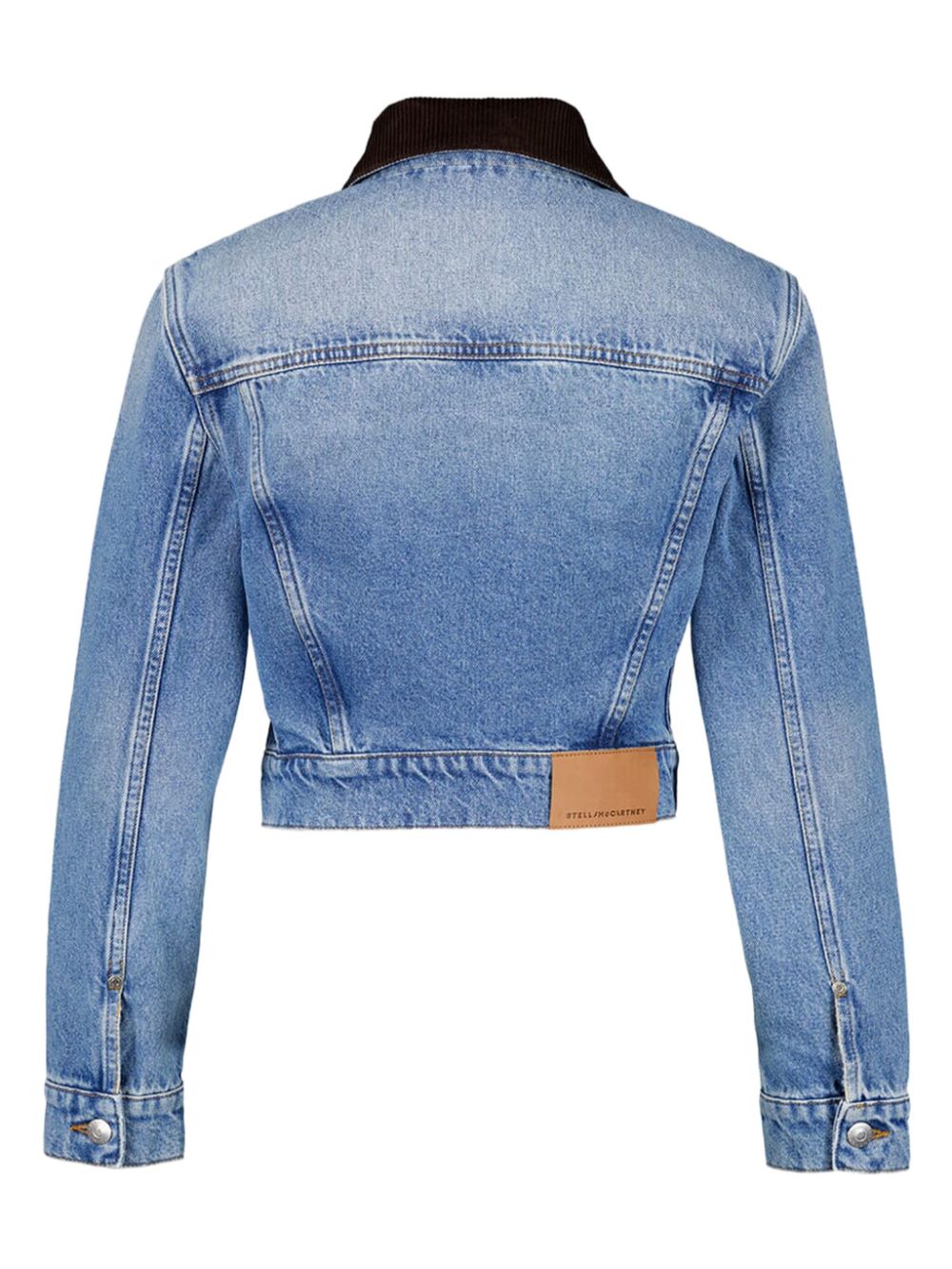 Stella McCartney Denim jack Blauw