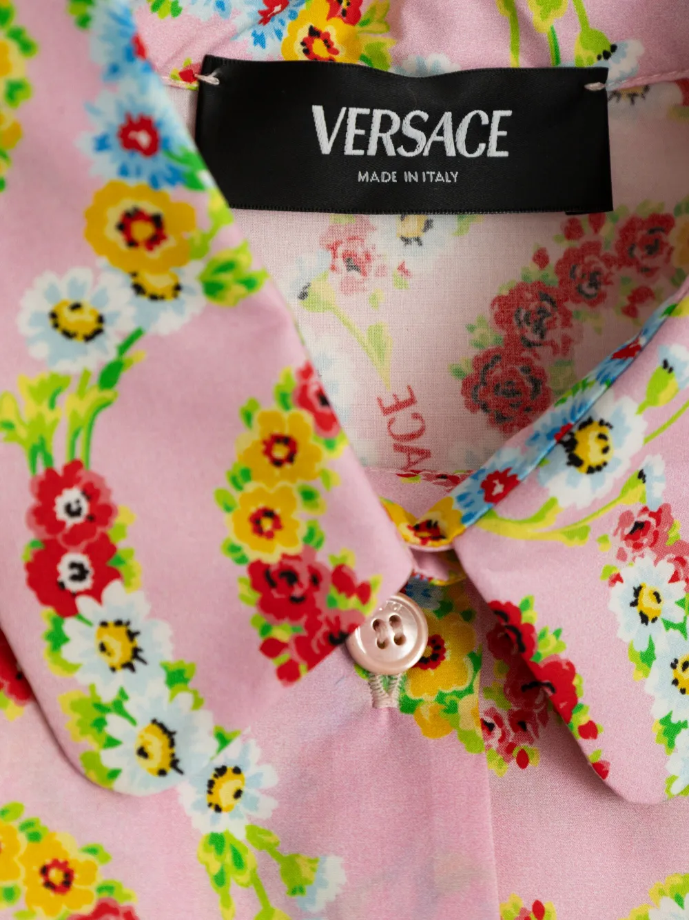 Versace Kids Jurk met print Roze