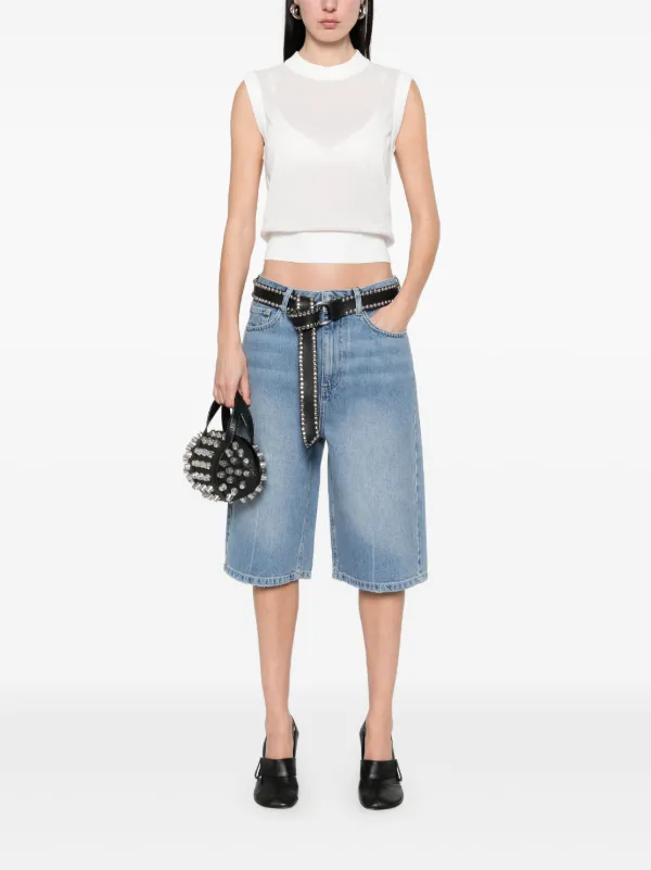 Alexander Wang mock-neck Tank Top | White | FARFETCH