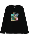 agnès b. x Mel Bernstine Mark T-shirt - Black