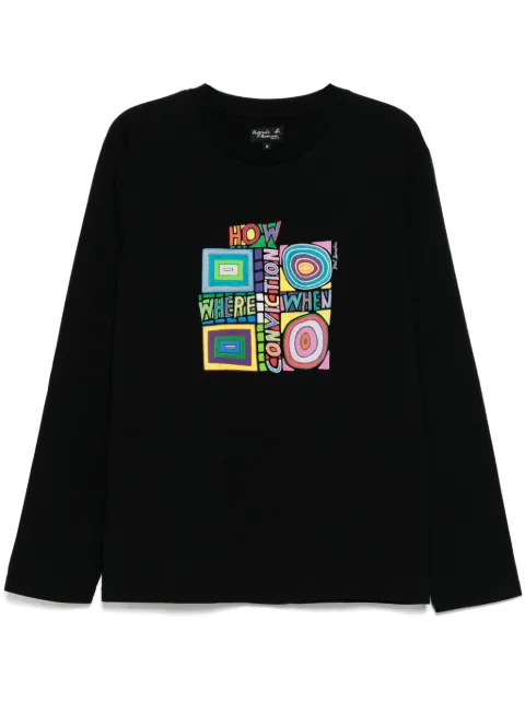 agnès b.  x Mel Bernstine Mark T-shirt