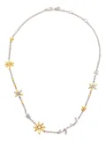 agnès b. ""Christmas Festival"" firework necklace - Silver