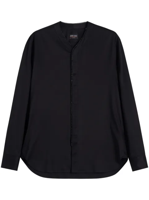 Giorgio Armani 라인스톤 장식 셔츠