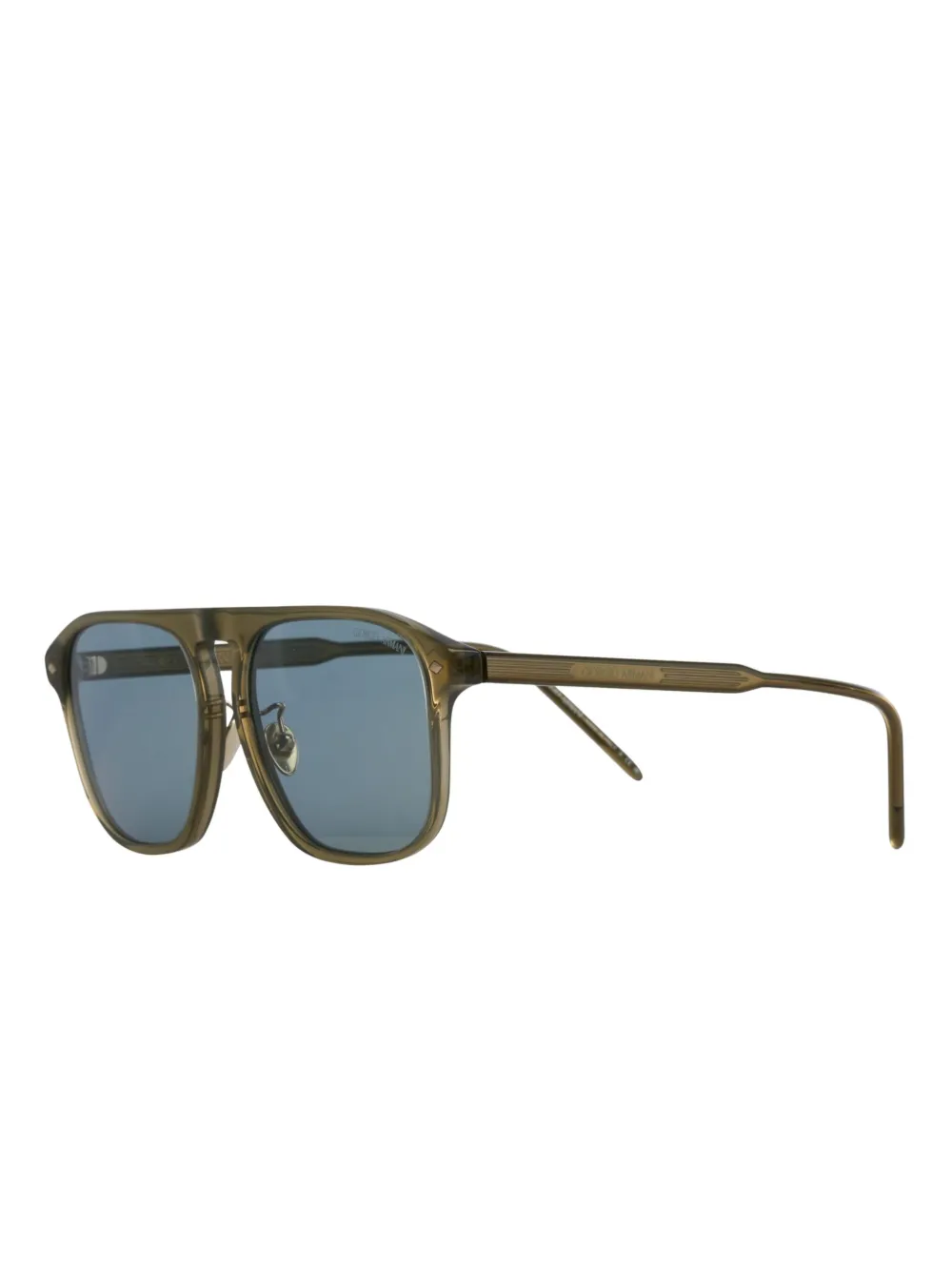 Giorgio Armani square-frame sunglasses - Groen