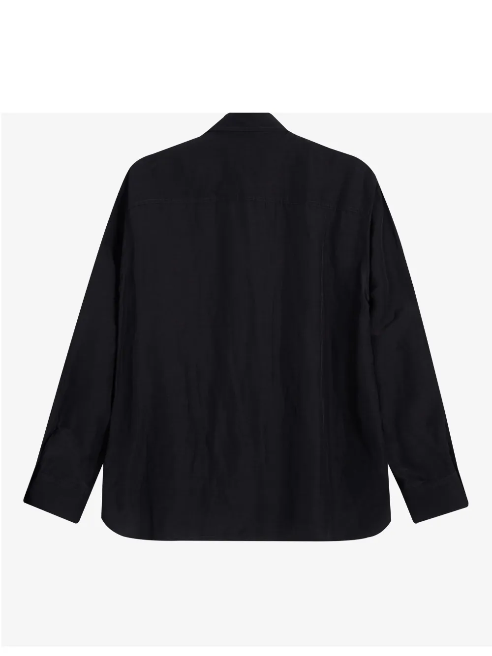 Giorgio Armani zip-up shirt - Zwart