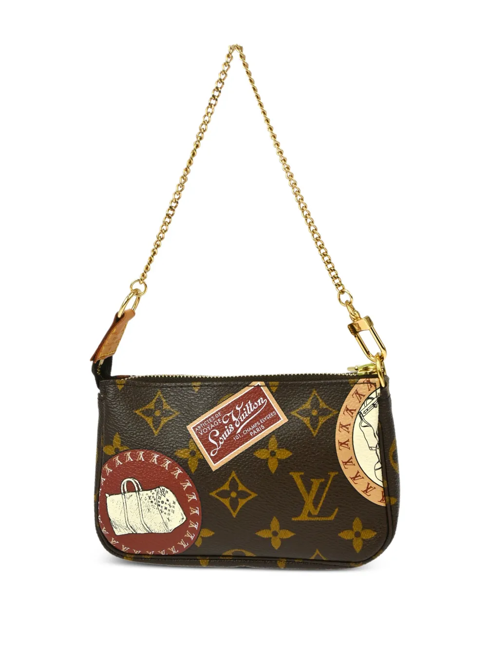 Louis Vuitton Pre-Owned 2008 Pochette Accessoires handtas - Bruin