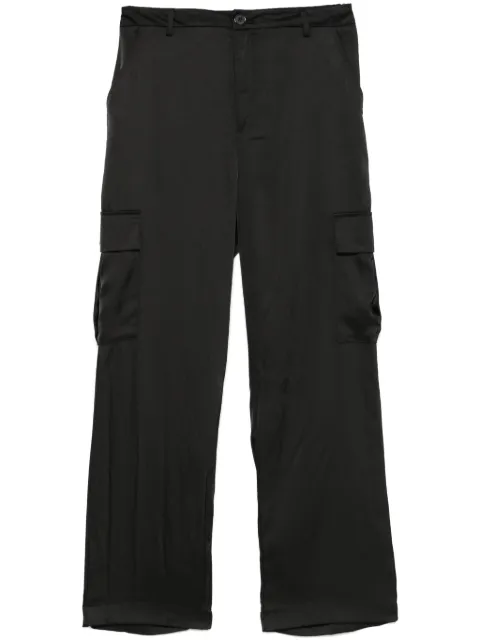 DKNY high-rise satin trousers