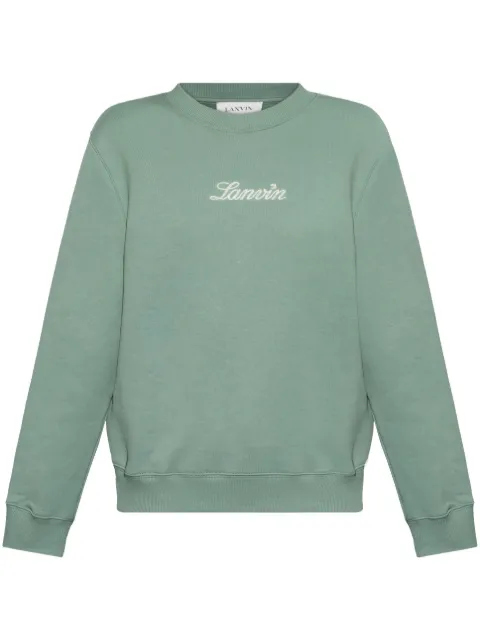 Lanvin sudadera con logo bordado