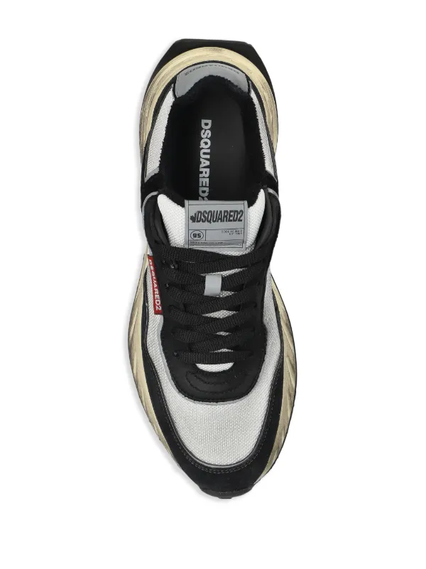 スニーカー DSQUARED Sneakers DSQUARED2 Panelled low-top Sneakers | White | FARFETCH