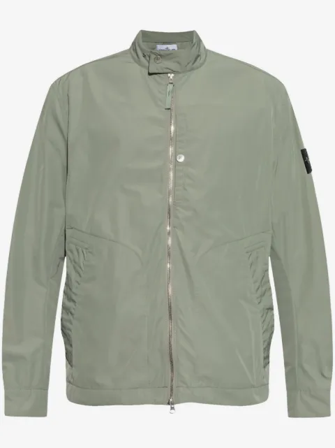 Stone Island Jacke mit Logo-Applikation