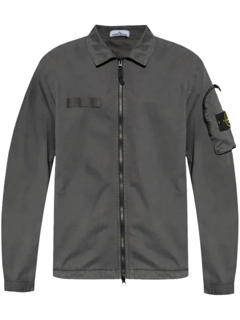 Stone Island camisa con motivo Compass