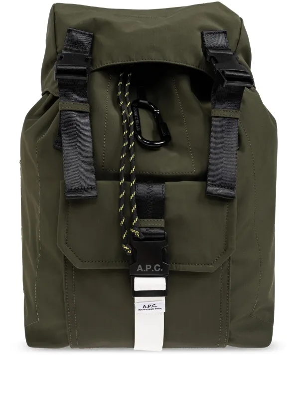 A.P.C. Trek Backpack | Green | FARFETCH BH
