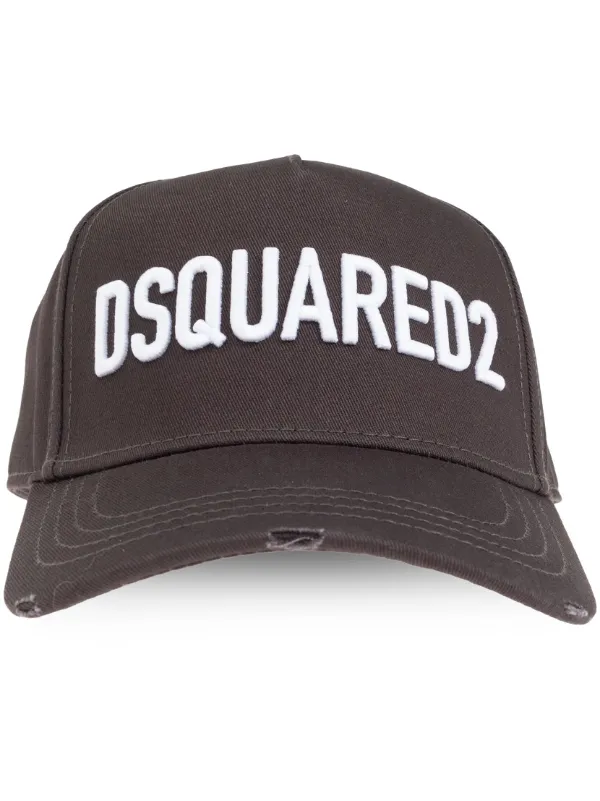 DSQUARED2 logo patch Baseball Cap Black FARFETCH