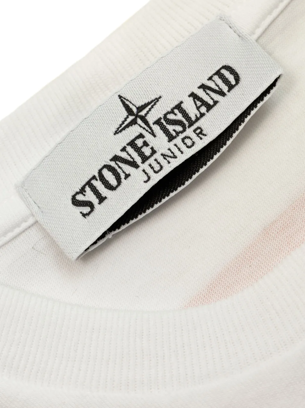 Stone Island Junior T-shirt met print Wit