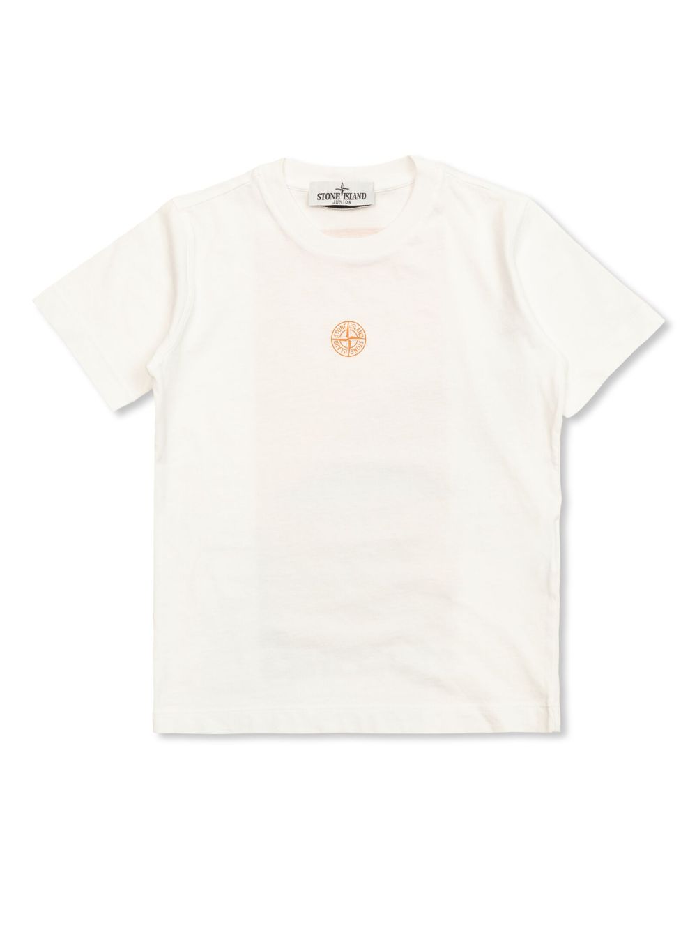 Stone Island Junior T-shirt met print Wit