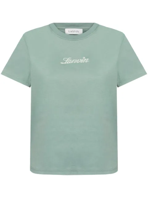 Lanvin logo-embroidered T-shirt