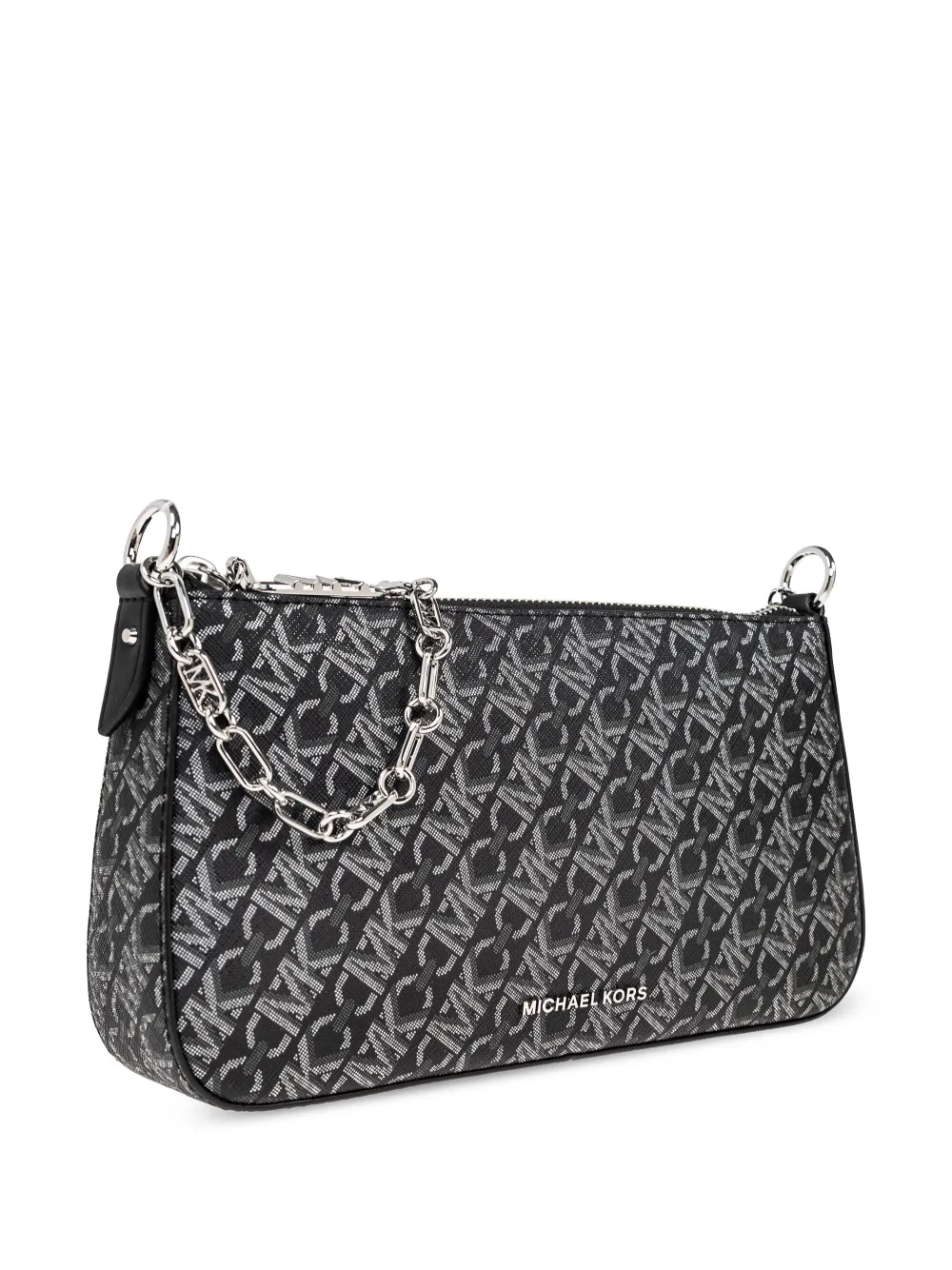 Shop Michael Michael Kors Medium Empire Shoulder Bag In Black