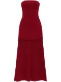 Posse strapless maxi dress - Red