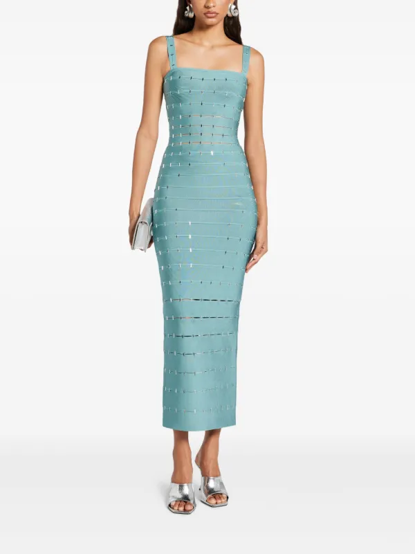 Herv Lger The Lillian Gown | Blue | FARFETCH