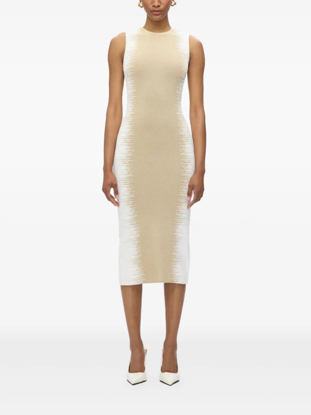 Hervé Léger The Ruby midi dress - Beige