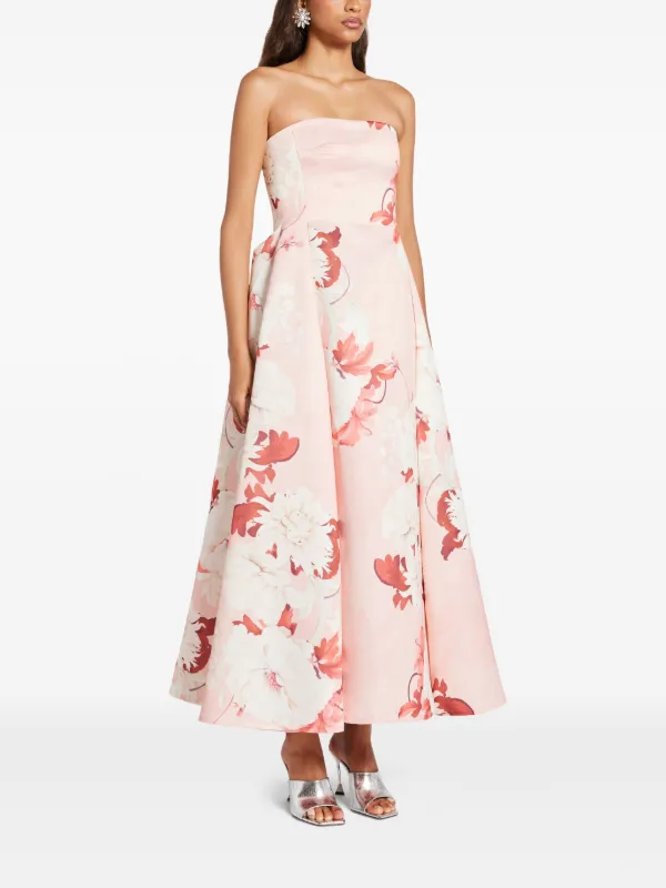 【Leo Lin】Nora Bustier Maxi Dress Leo Lin Nora Bustier Maxi Dress | Pink | FARFETCH
