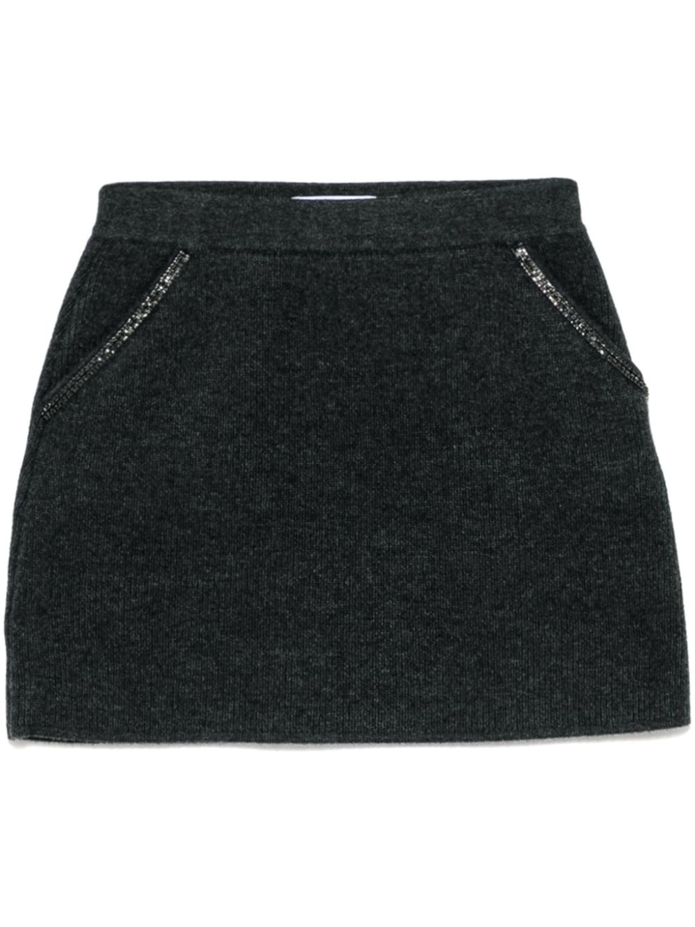 knitted mini skirt