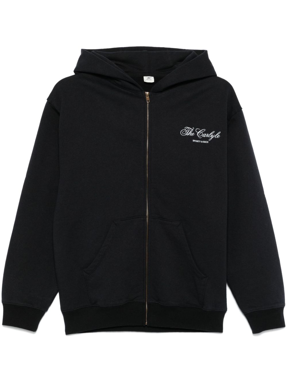 Sporty & Rich The Carlyle Souvenir hoodie Zwart