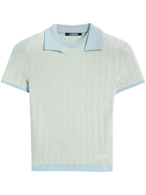 Jacquemus embroidered polo top